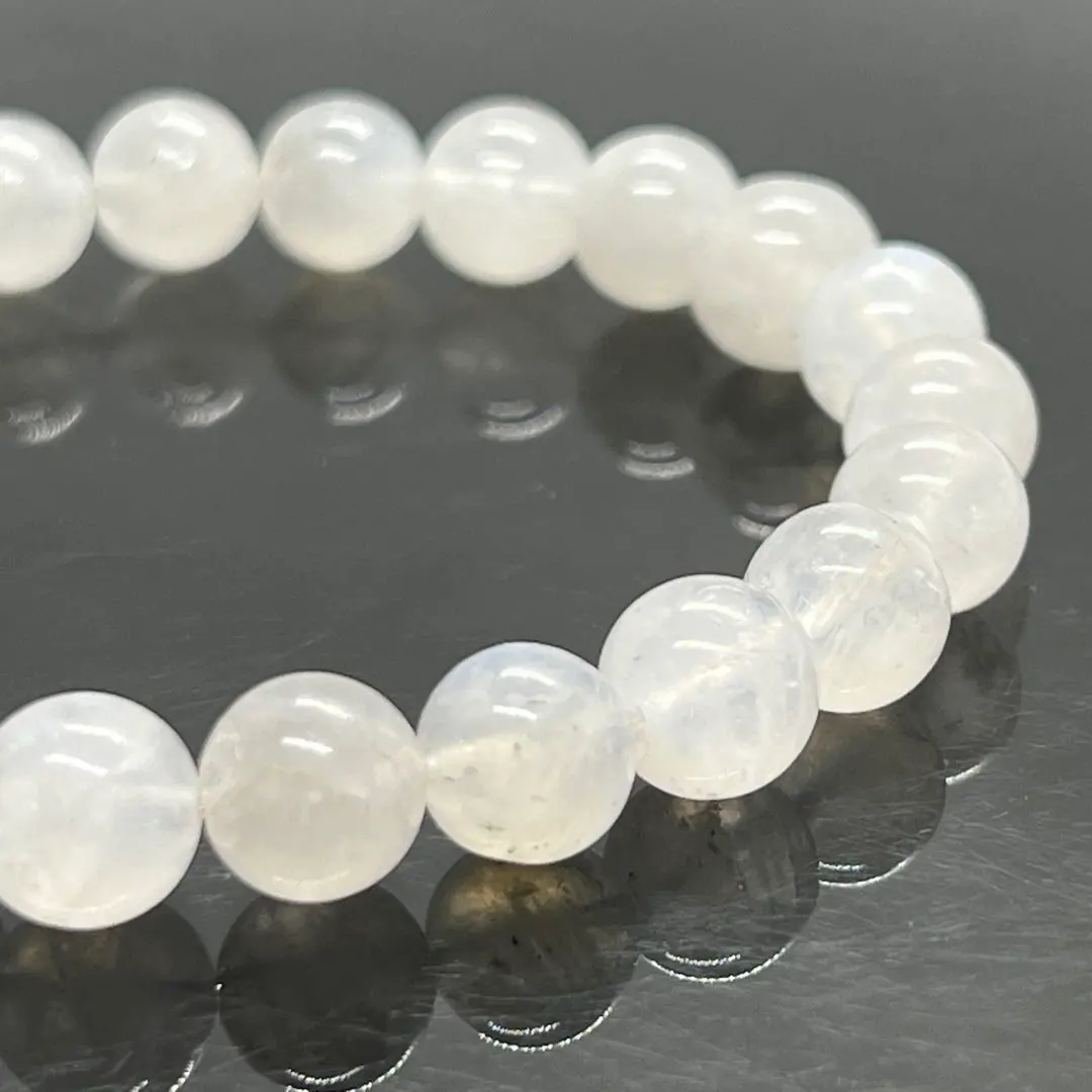 Thumbnail of ⬛︎ Blue Moonstone Bracelet, Approximately 9mm