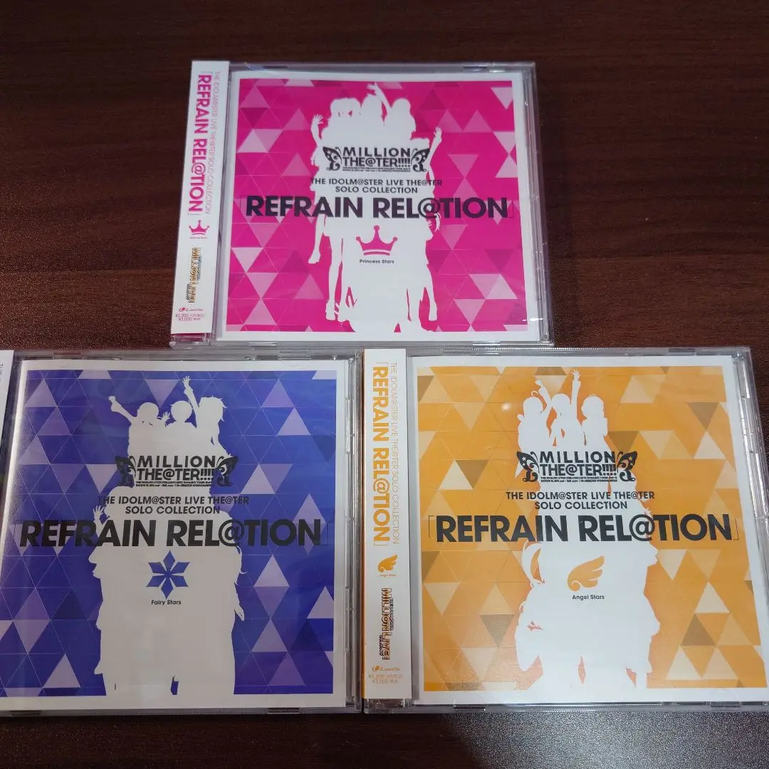 ミリオンライブ　ソロコレクション　REFRAIN REL@TION全種セット THE IDOLM@STER LIVE THE@TER SOLO COLLECTION 「REFRAIN REL