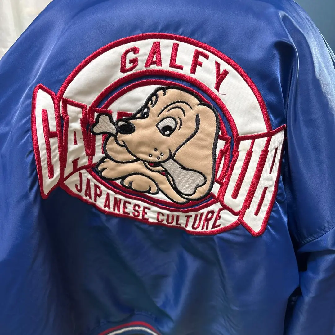 ガルフィー スカジャン (GALFY) 美品 我流不威ジャン GALFY 144039 ガルフィー オーバーサイズ