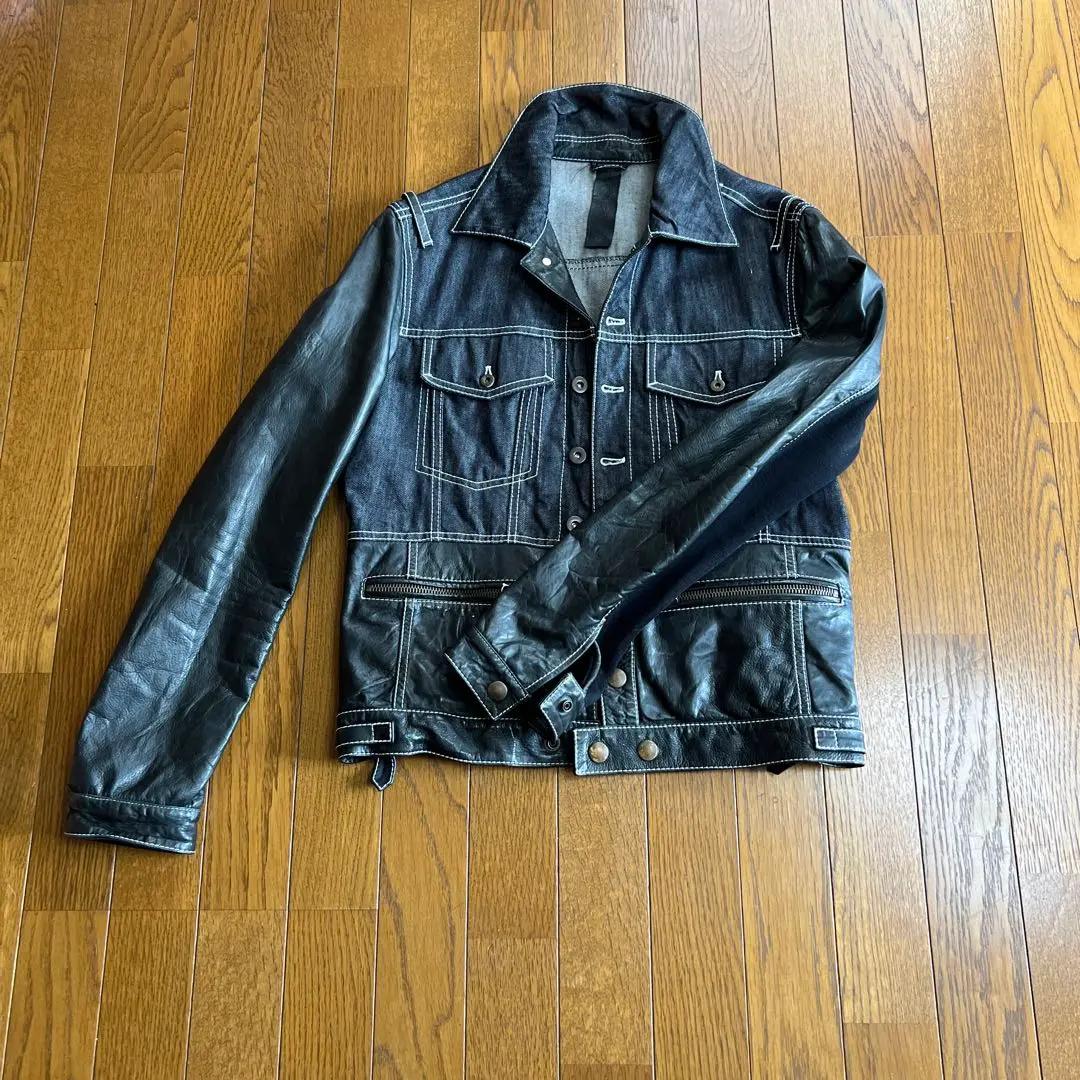 ARTISANアルチザン 黒 レザー テーラードジャケット 中古・古着通販】ARTISAN (アルチザン) レザージャケット