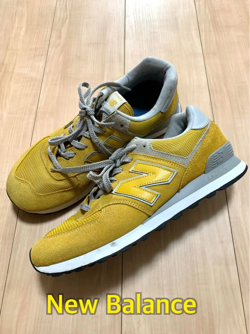 【希少】New Balance ニューバランス574 スニーカー マスタード ニューバランス New Balance NB ML574 UM（マスタード