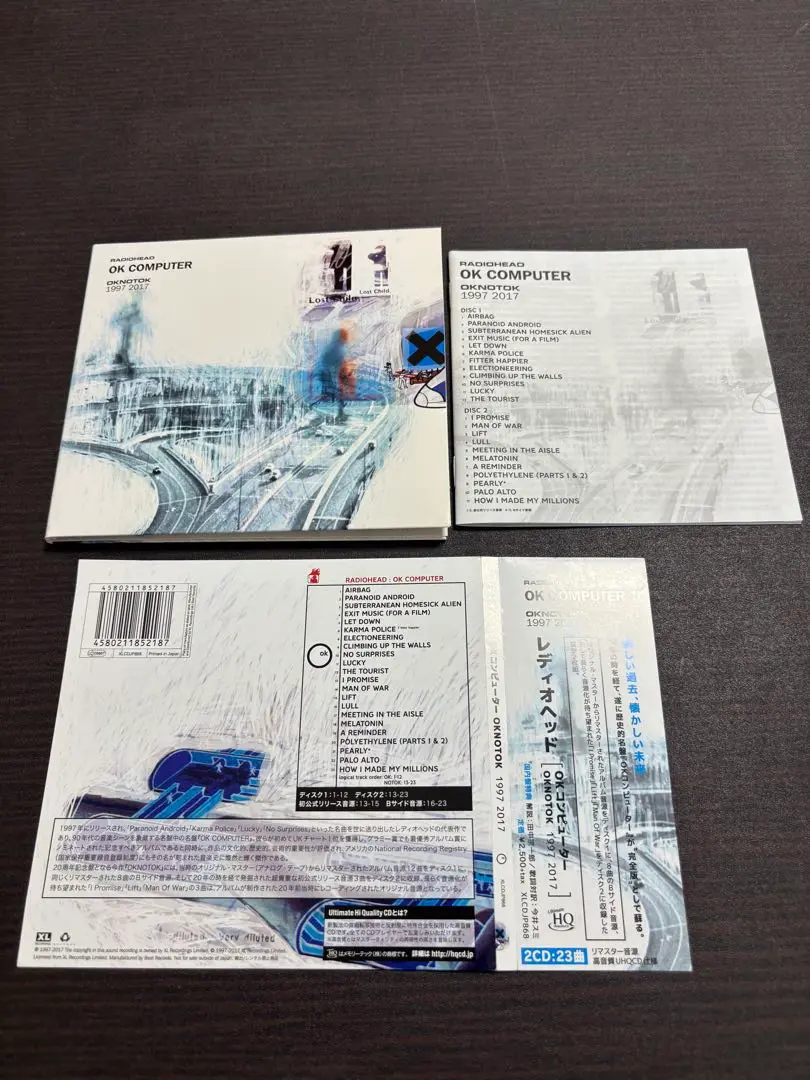 新品未開封LPレコード レディオヘッドOK COMPUTER OKNOTOK Radiohead – OK Computer OKNOTOK 1997 2017 - ⚫️ Black 3LP