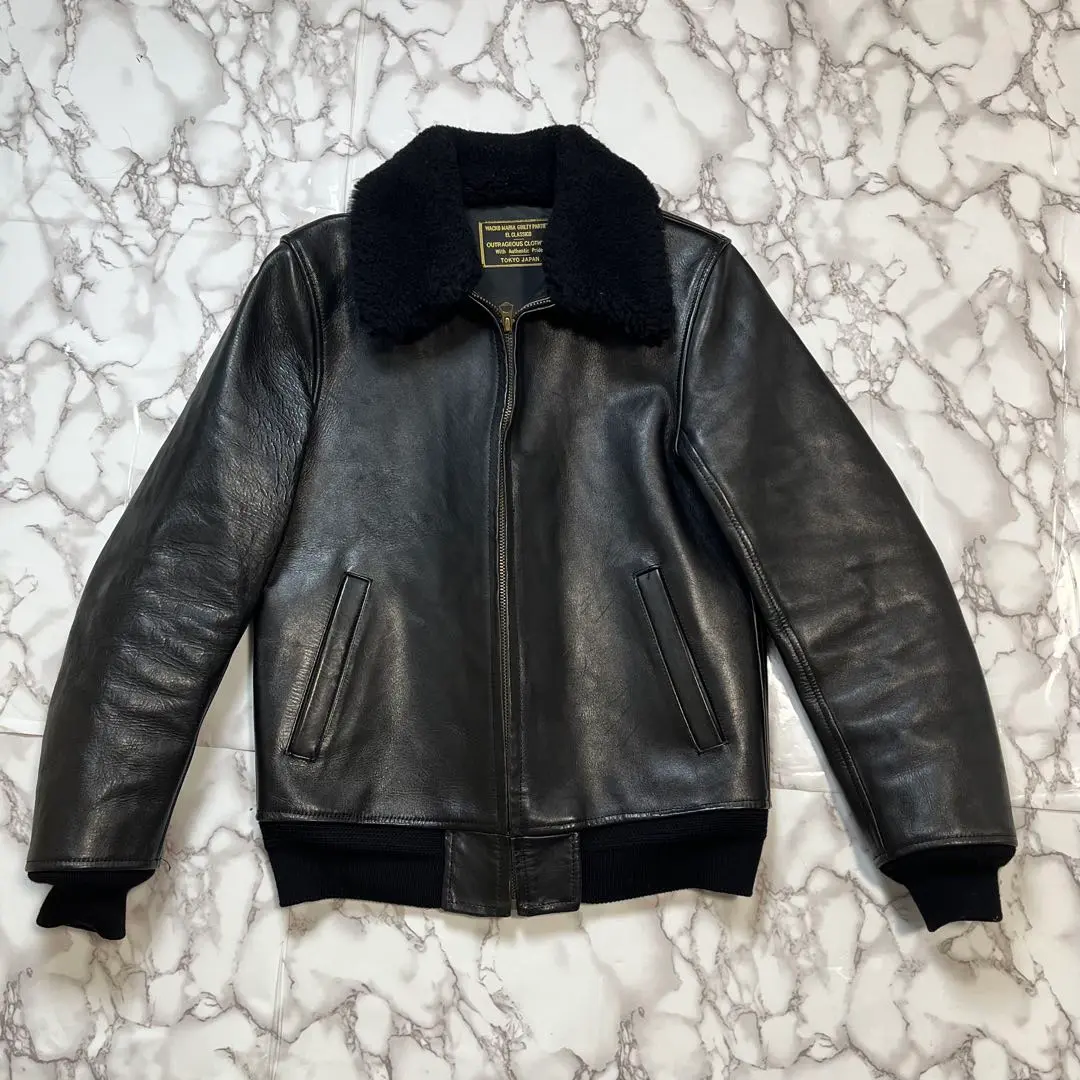 極美品　ワコマリア シングルライダース(TYPE-2) 25SS SINGLE RIDERS LEATHER JACKET (TYPE-2)【2 Colors Available