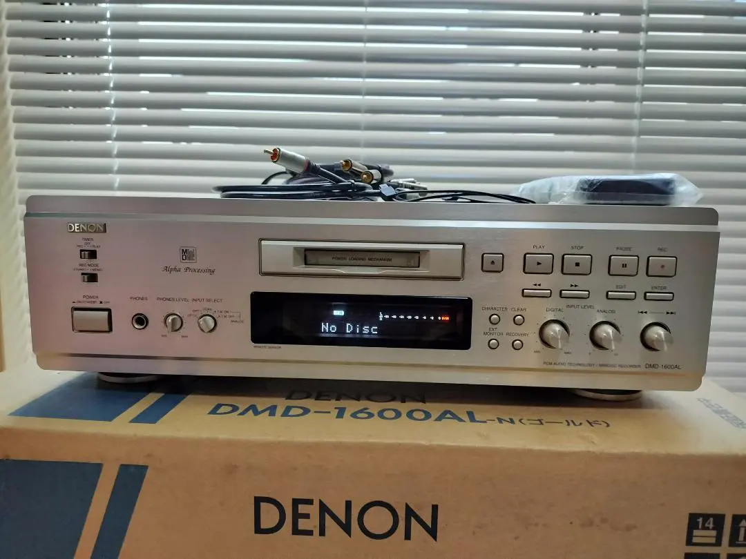 Z768 DENON DMD-1600AL フルサイズ MDレコーダー デノン JUNK DENON DMD-1600AL MiniDisc Deck Recorder | eBay