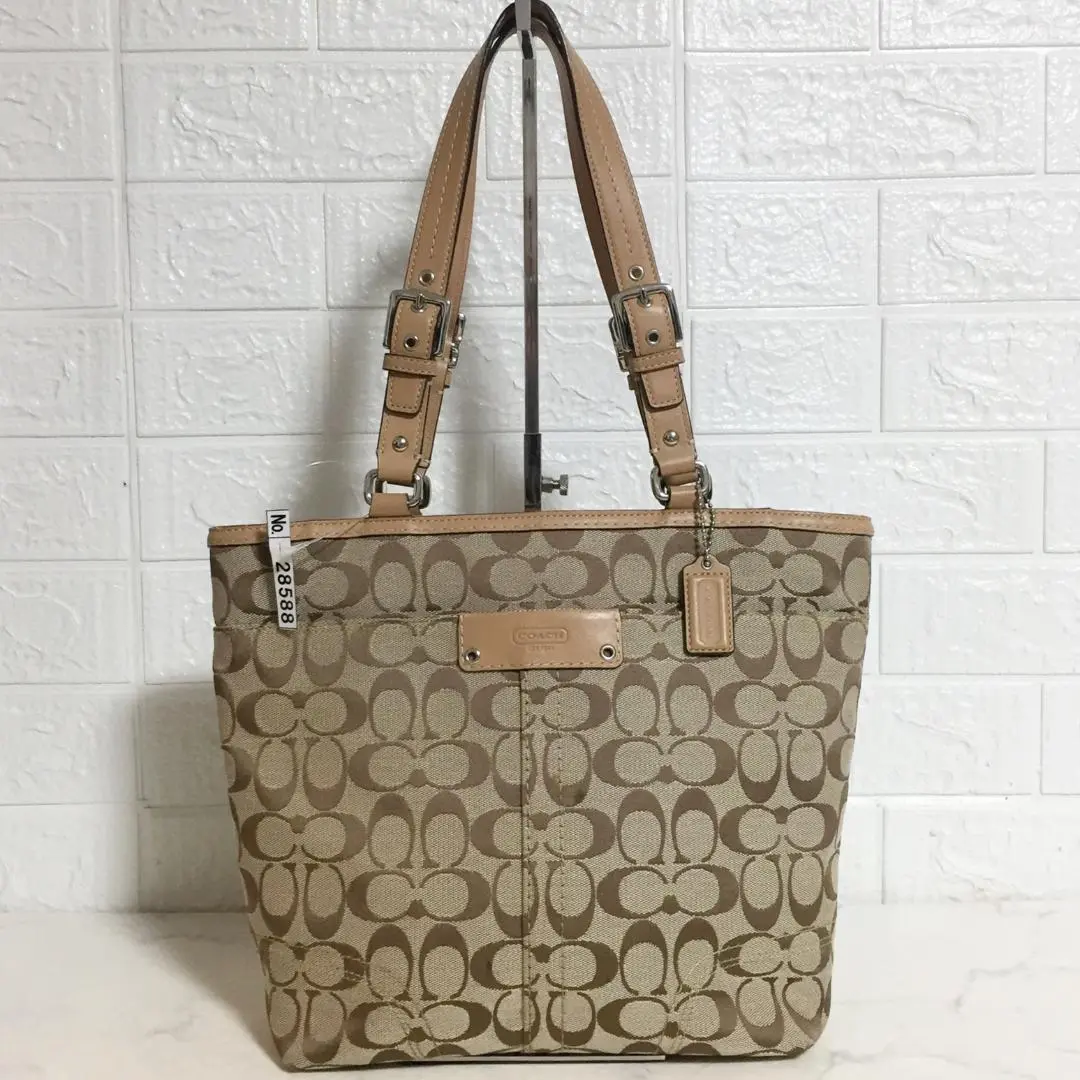 COACH(コーチ) / トートバッグ_シグネチャー_ベージュ