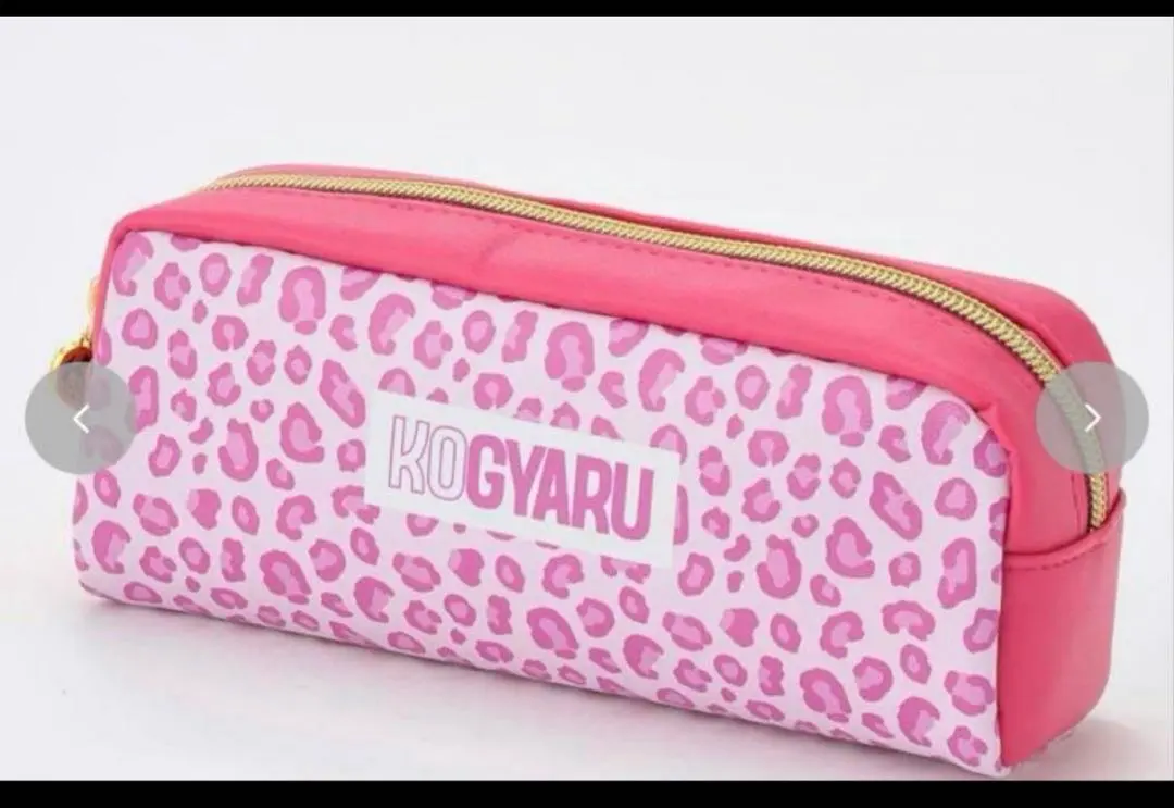 辣妹 風格 鉛筆盒 筆袋 筆盒 粉紅色 豹紋 生日 的縮圖
