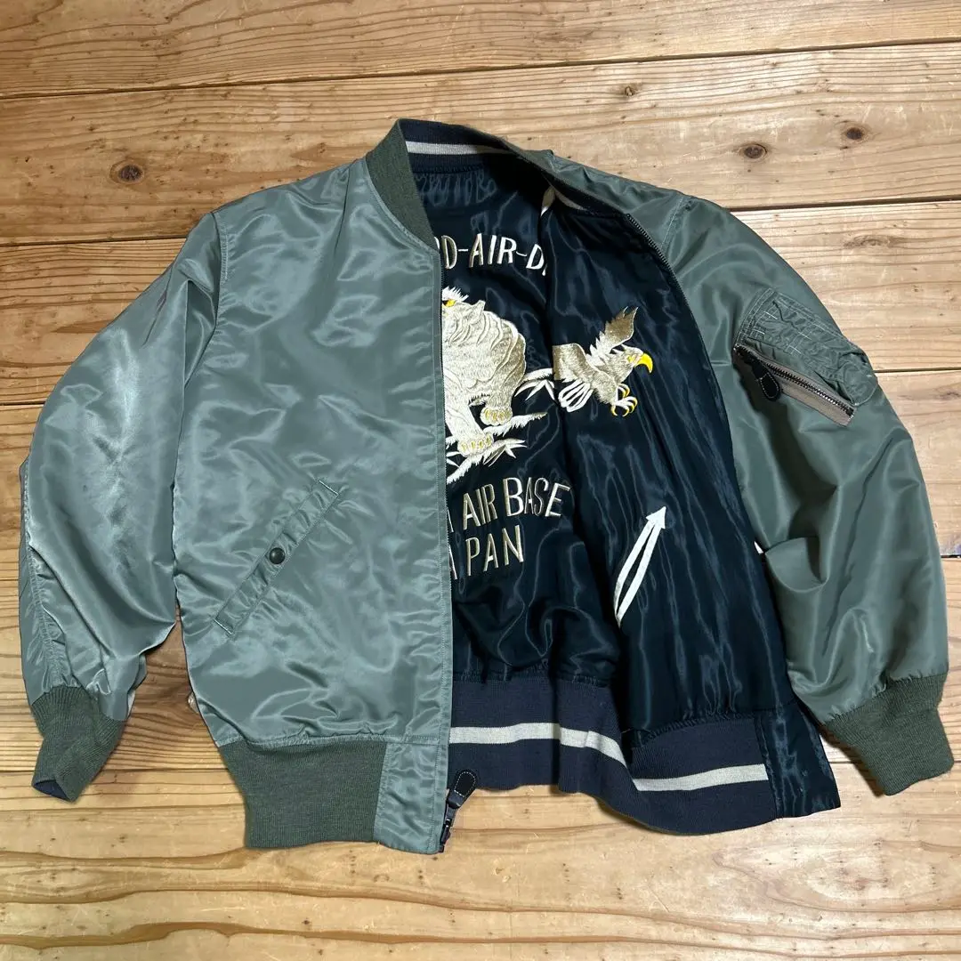 UNITED CARR バズリクソンズ　MA-1 スカジャン　リバーシブル　M BUZZ RICKSON'S UNITED CARR（ユナイテッドカー） リバーシブル