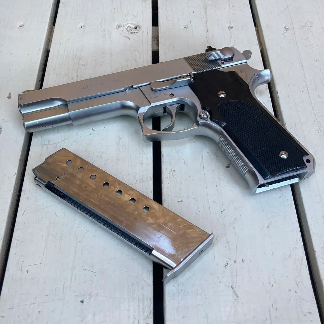 MGC S&W M645 固定スライドガスガン レビュー 1988年発売 - YouTube