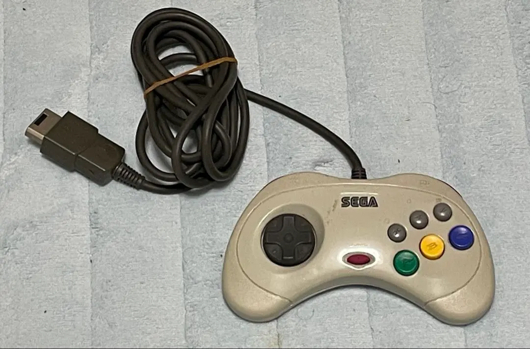 Thumbnail of Sega Saturn Official Controller, White, Tested and Working