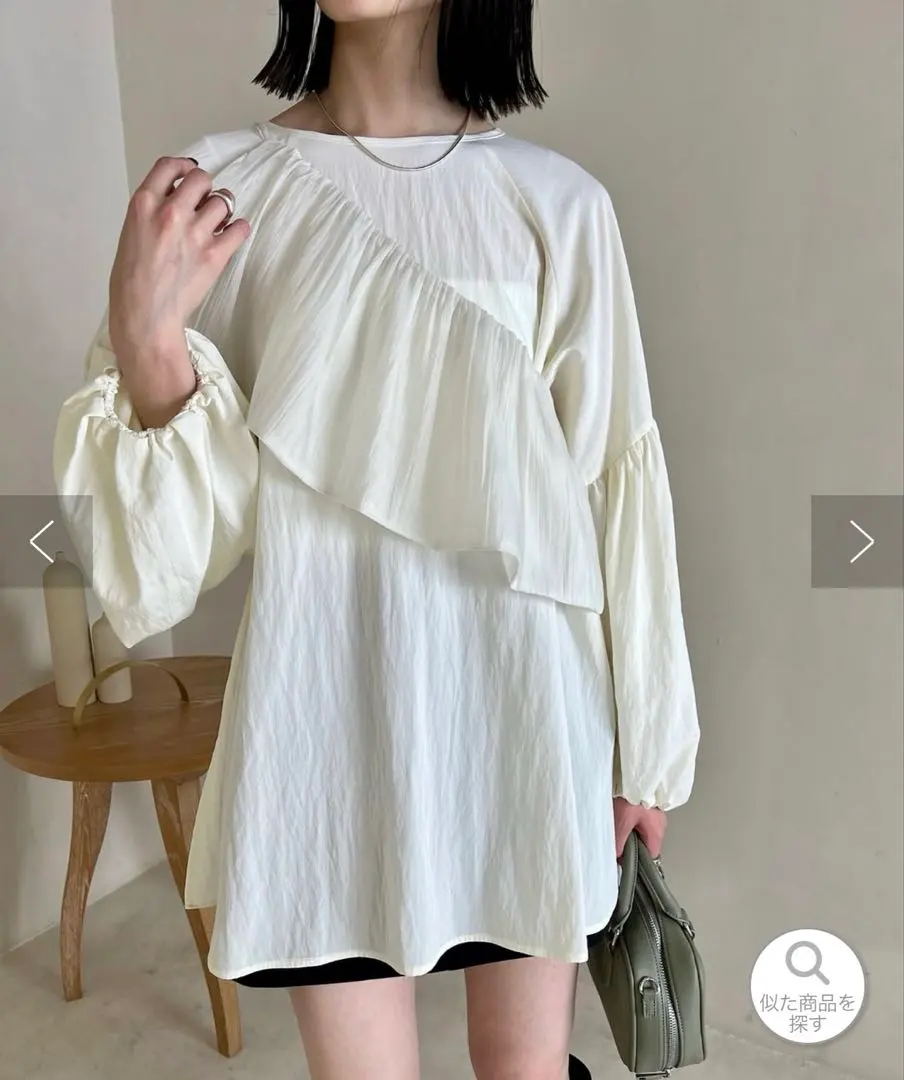 Thumbnail of (Final price reduction) mystic Multi-frill blouse