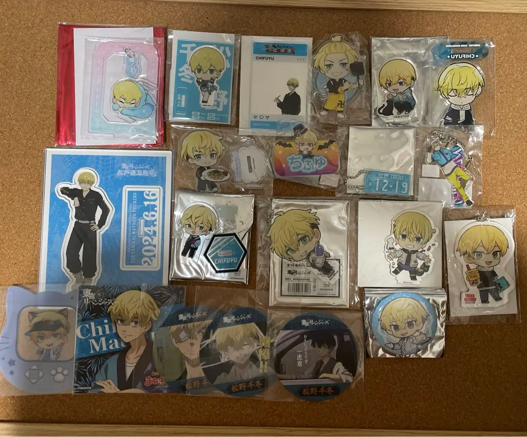 ピュオーラ　当選品　東京リベンジャーズ　アクスタ　場地　千冬 ピュオーラ当選品東京リベンジャーズアクスタ場地千冬