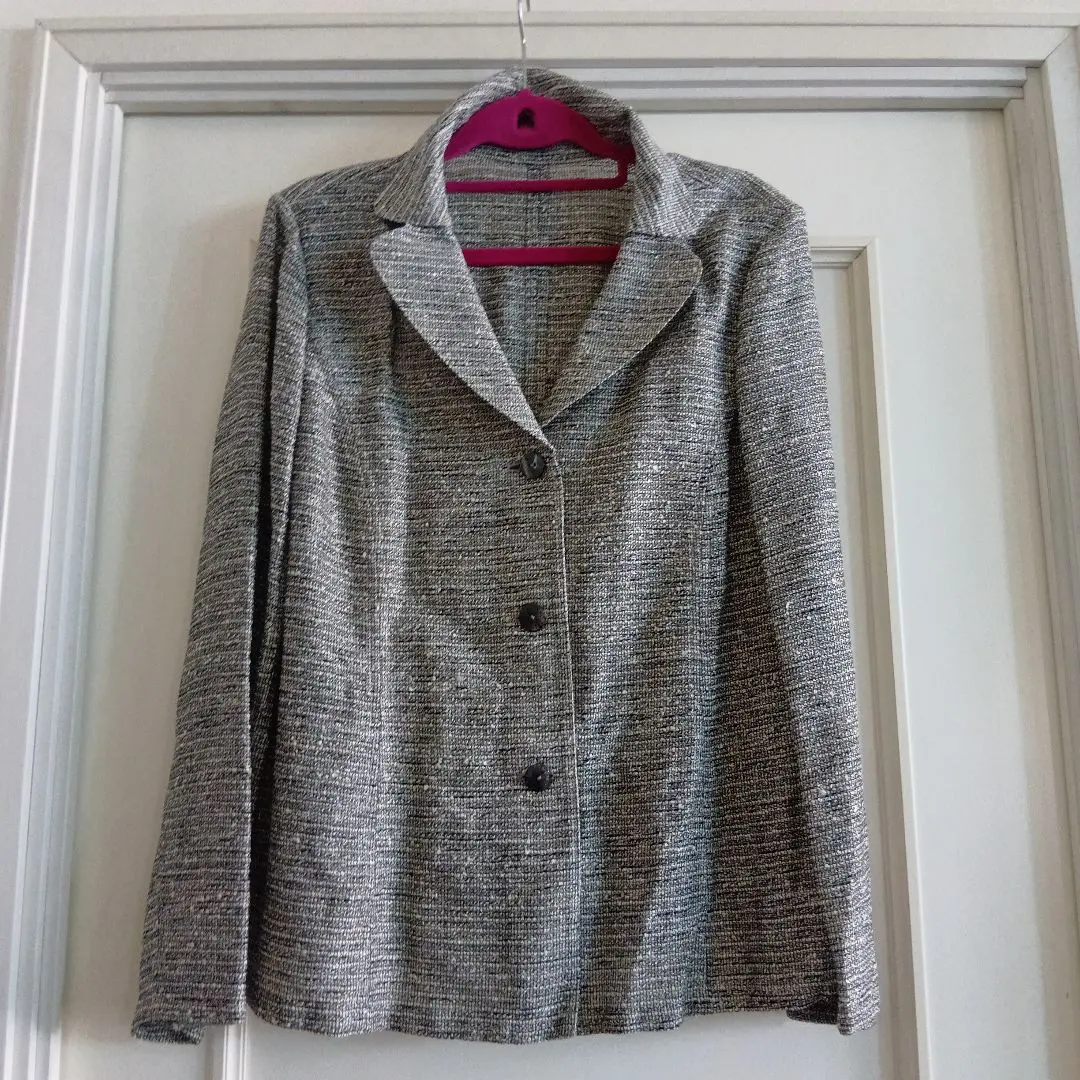 Thumbnail of Leilian Summer Jacket Size 13 Plus Gray