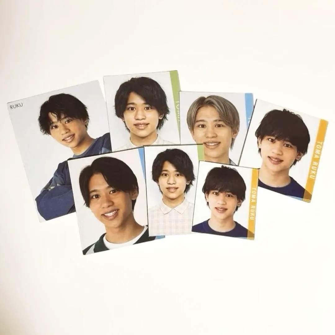 Thumbnail of Lil Kansai Ryuga Touma Myojo Cardboard Card (7 cards)