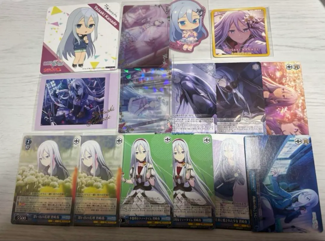 Thumbnail of Project Sekai, Kanade Yoisaki, PASHAKORE, Weiss Schwarz, PETAKORE, Karaoke Kan, Wafer Card