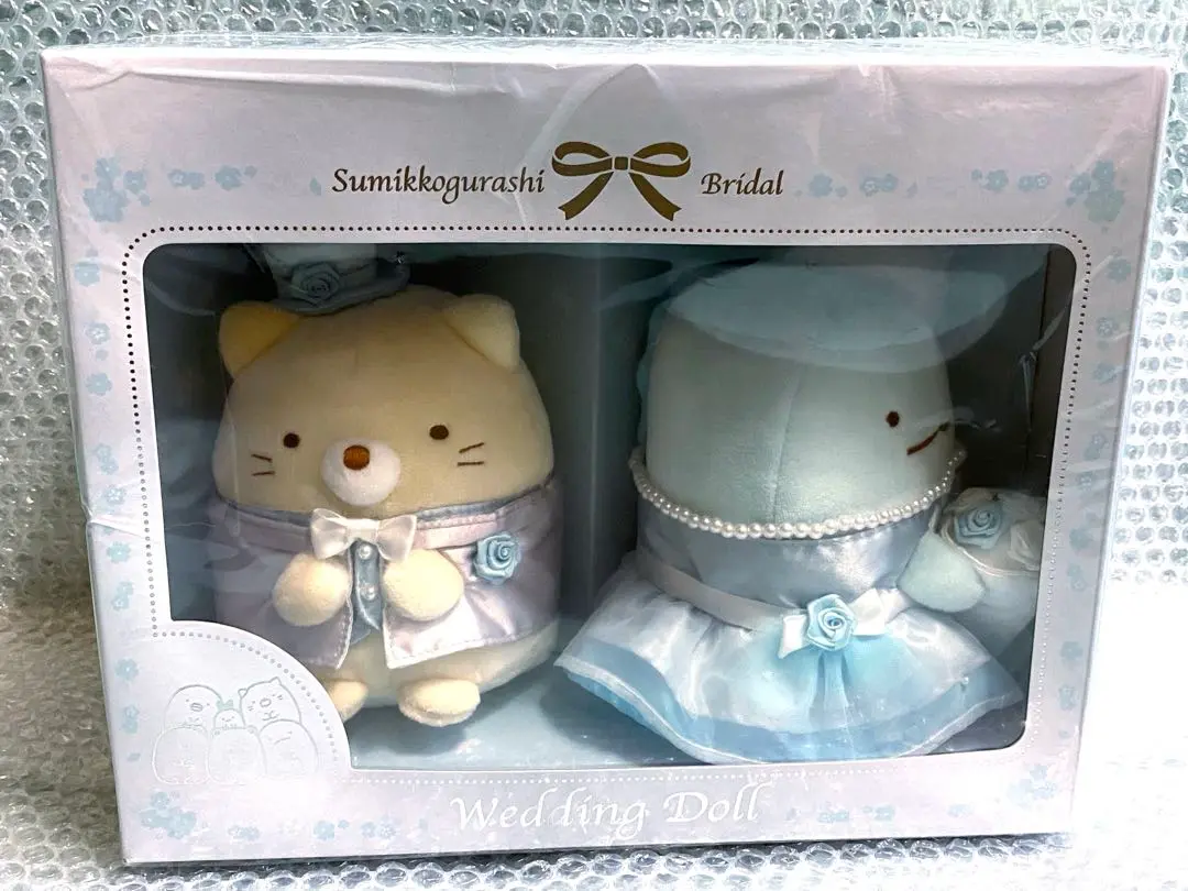 すみっコぐらし ウェルカムドール　ウェディングドール　ねこ新郎＆とかげ新婦Ver すみっコぐらし ウェルカムドール ウェディングドール ねこ新郎