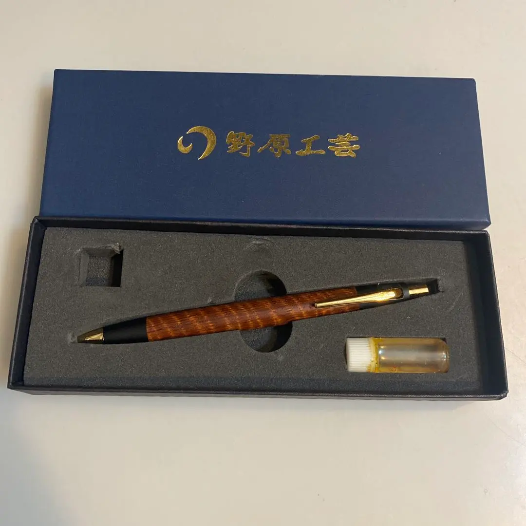 野原工芸　本花梨虎杢 野原工芸 限定品 本花梨虎杢 シャーペン 文房具・事務用品