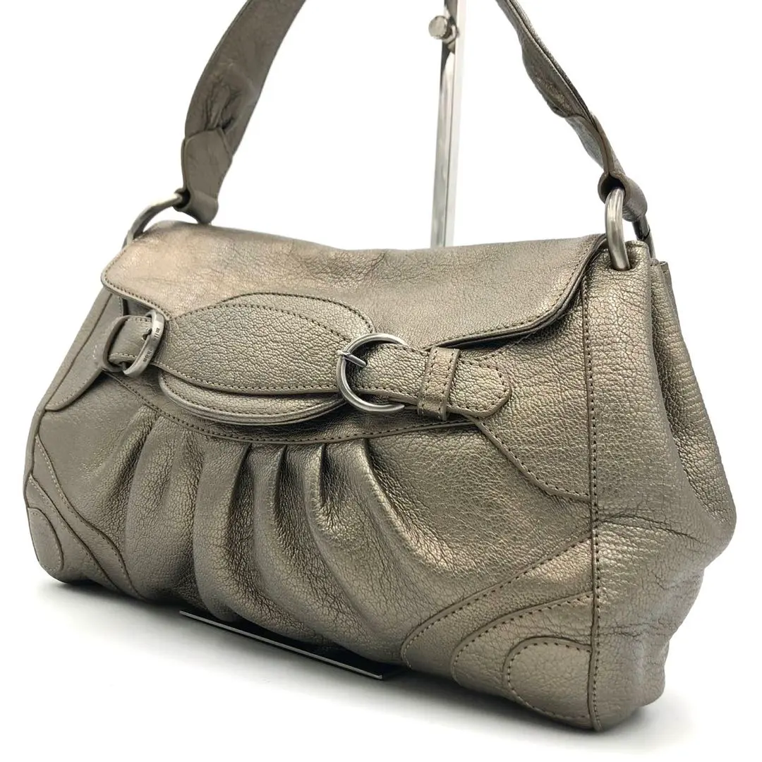 Thumbnail of 【Excellent Condition】mila schon Handbag Leather Metallic