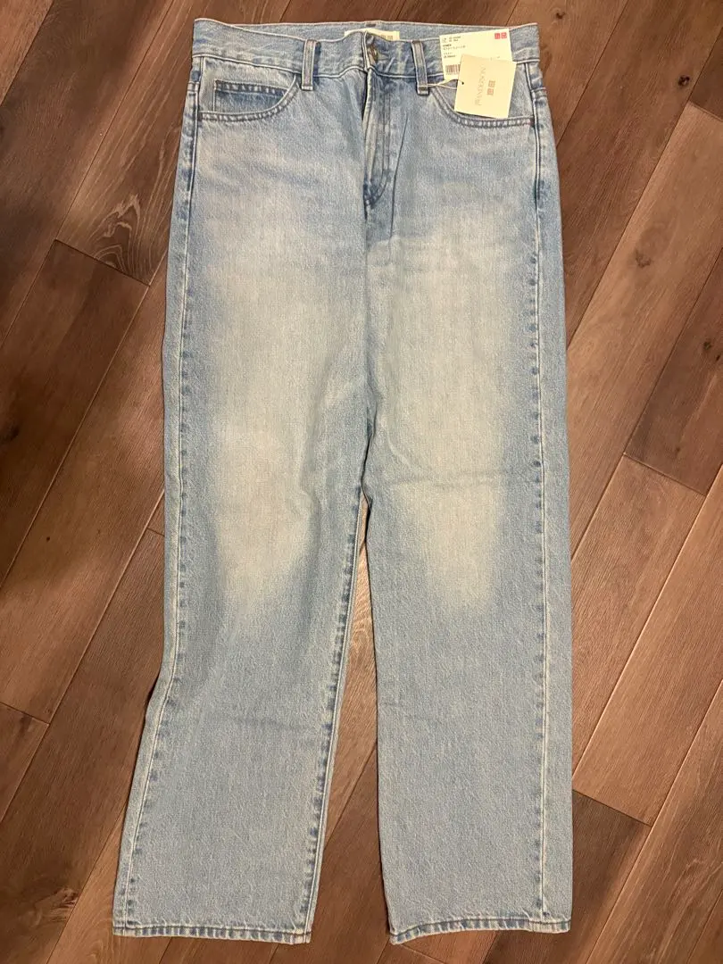 優衣庫 JW anderson 直筒牛仔褲 26 66cm 的縮圖