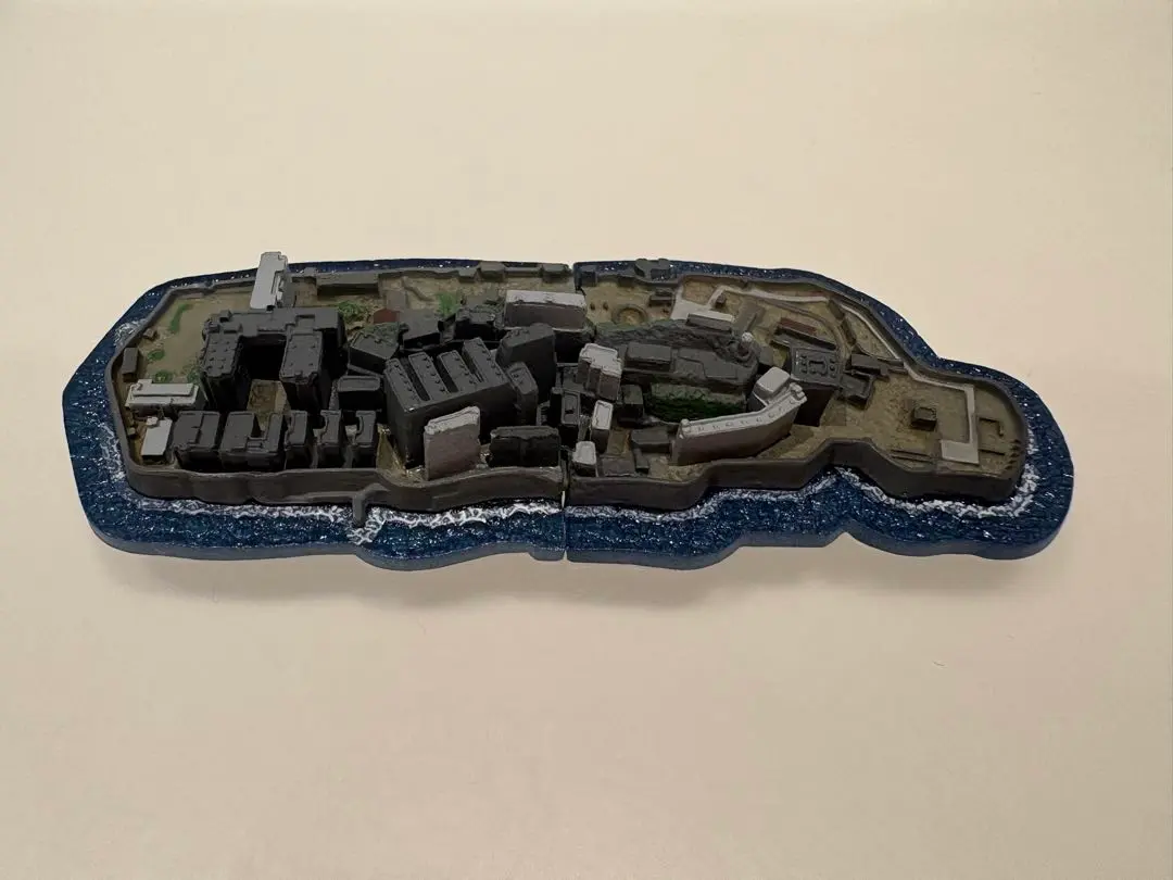 軍艦島　フィギュア　九州　土産 軍艦島 (九州フィギュアみやげ) 展示中 in Museum of muensekiG