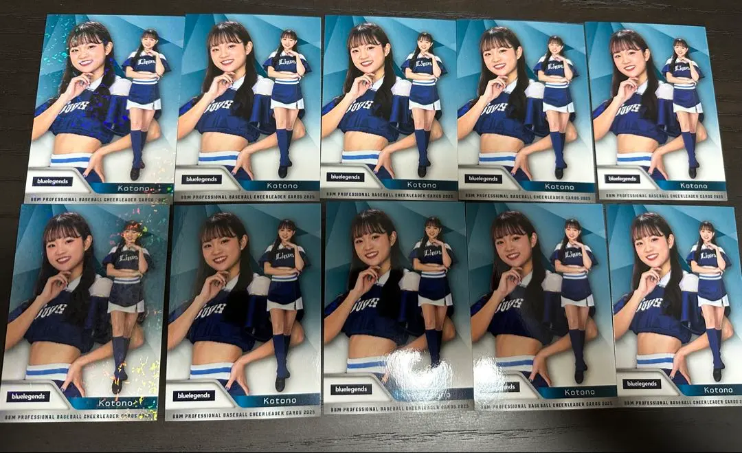 BBM 2025 啦啦隊卡 Kotono ホロPP 2張 普通卡 8張 的縮圖