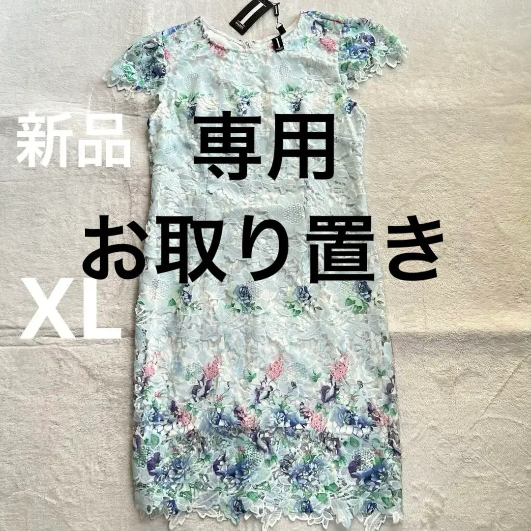 IZABEL LONDON イザベルロンドン　マルチカラー　総レース　ワンピース IZABEL LONDON イザベルロンドンマルチカラー総レースワンピース