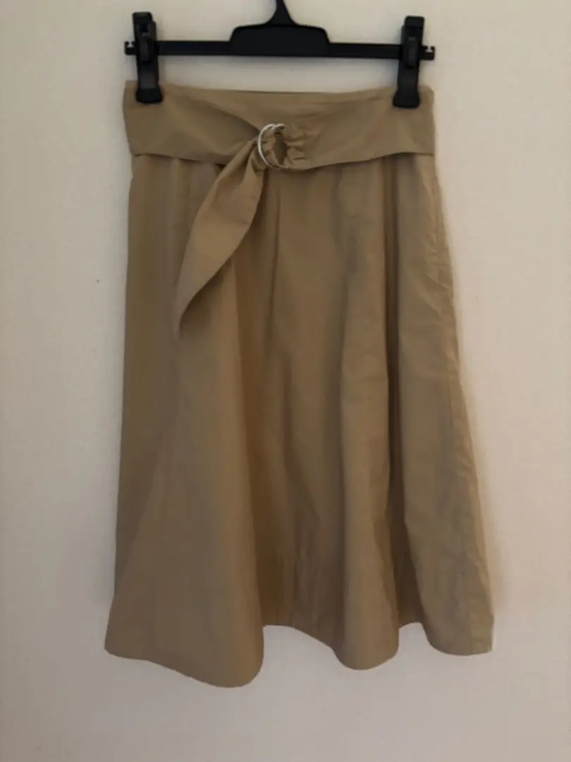 Thumbnail of NATURAL BEAUTY BASIC Beige Flare Skirt M