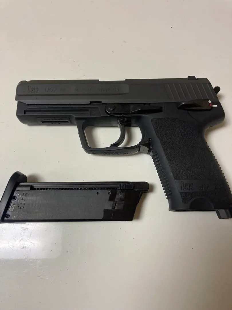 タナカ製USPブローバックガスガン HWブラック 説明書付き タナカ] H&K USP ブローバック 発火モデルガン (未発火