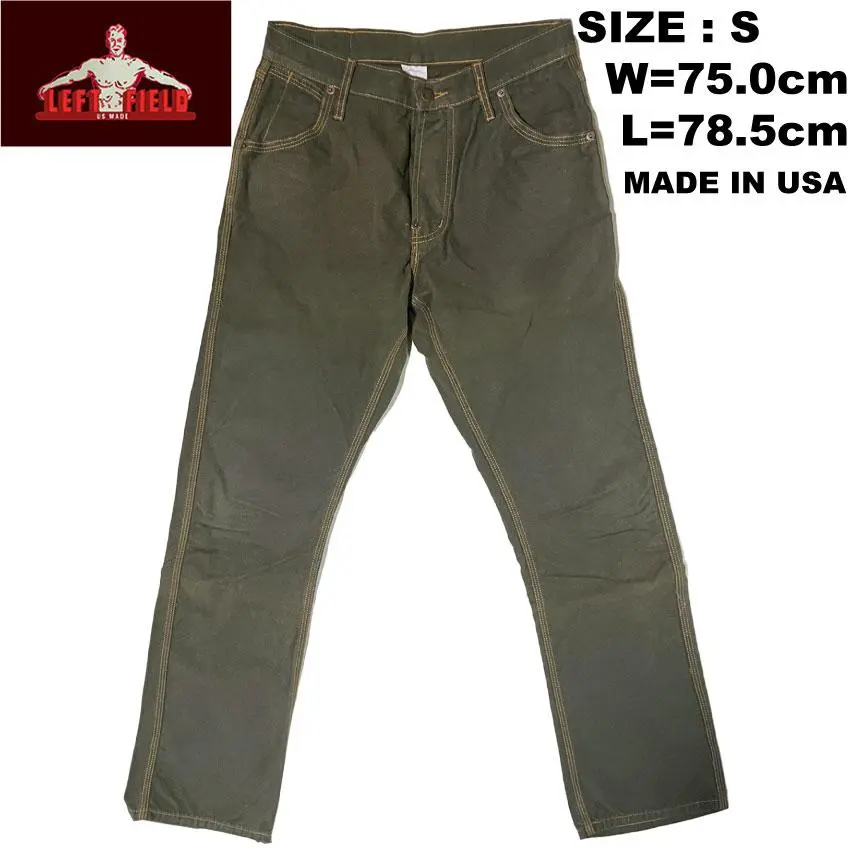 LEFT FIELD レフトフィールドパンツ　ワークパンツ Left Field NYC : Coal Miner Chino (14 oz Salt and Pepper
