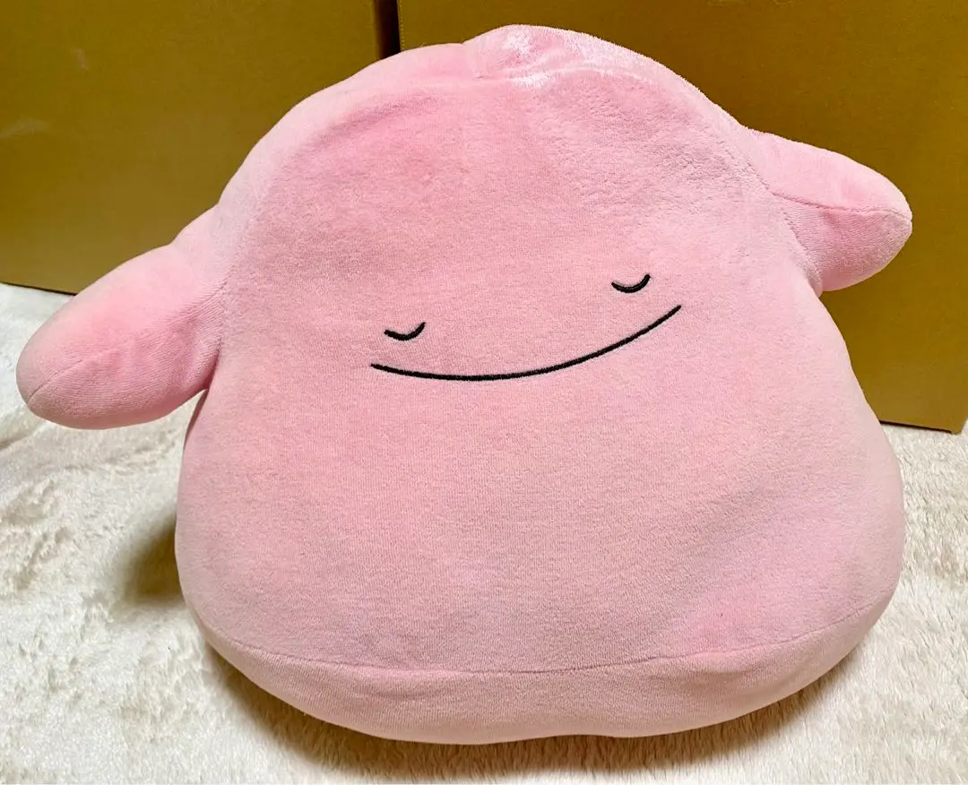 ポケモンセンターオリジナル ぬいぐるみ BIGサイズ すやすやメタモン　タグ付き Amazon.co.jp: ポケモンセンターオリジナル ぬいぐるみ BIG