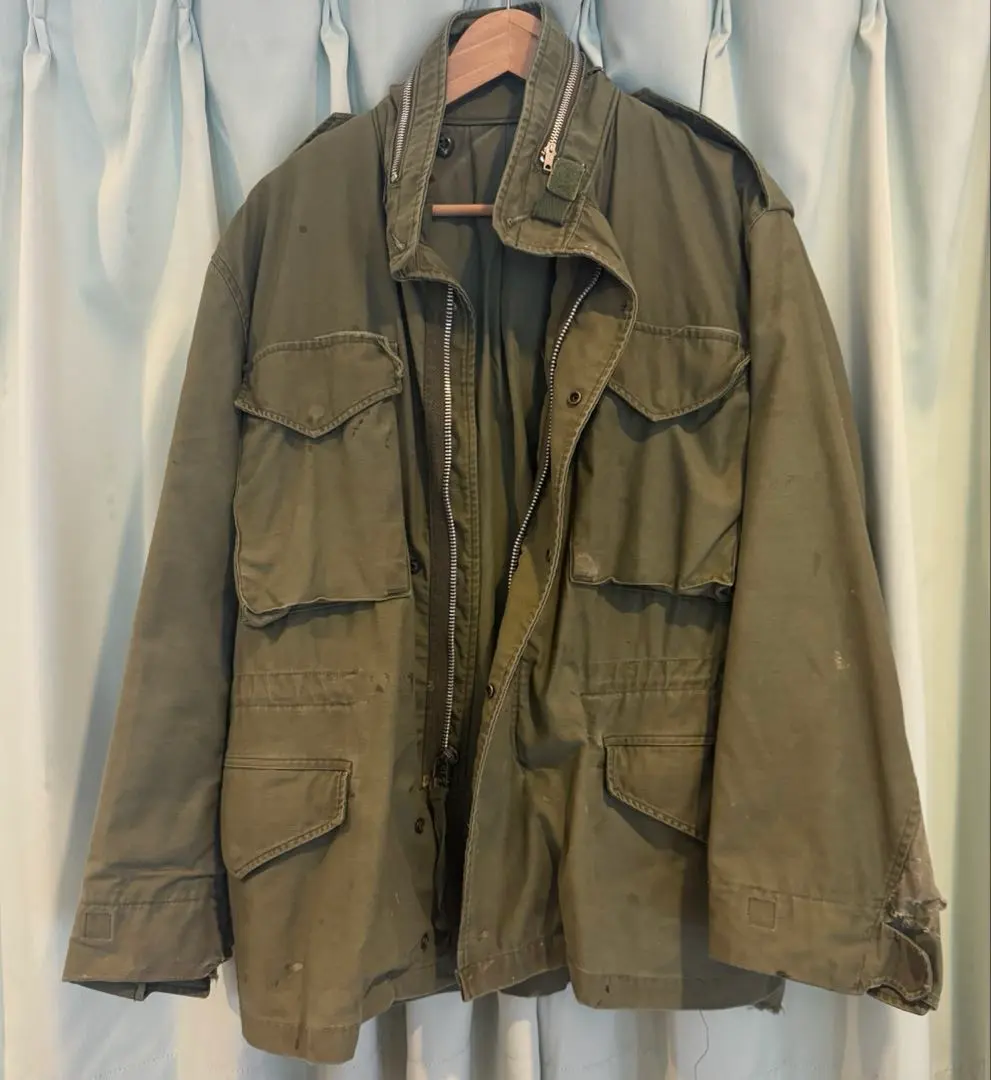 Thumbnail of 60s U.S. ARMY M-65 2nd Field Jacket M-S Aluminum