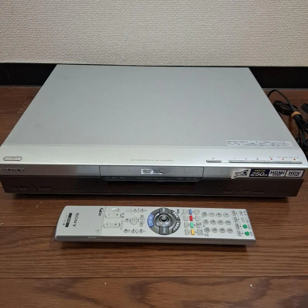 【完動品】SONY リモコン付 DVDレコーダー RDZ-D700 完動品】SONY リモコン付 DVDレコーダー RDZ-D700