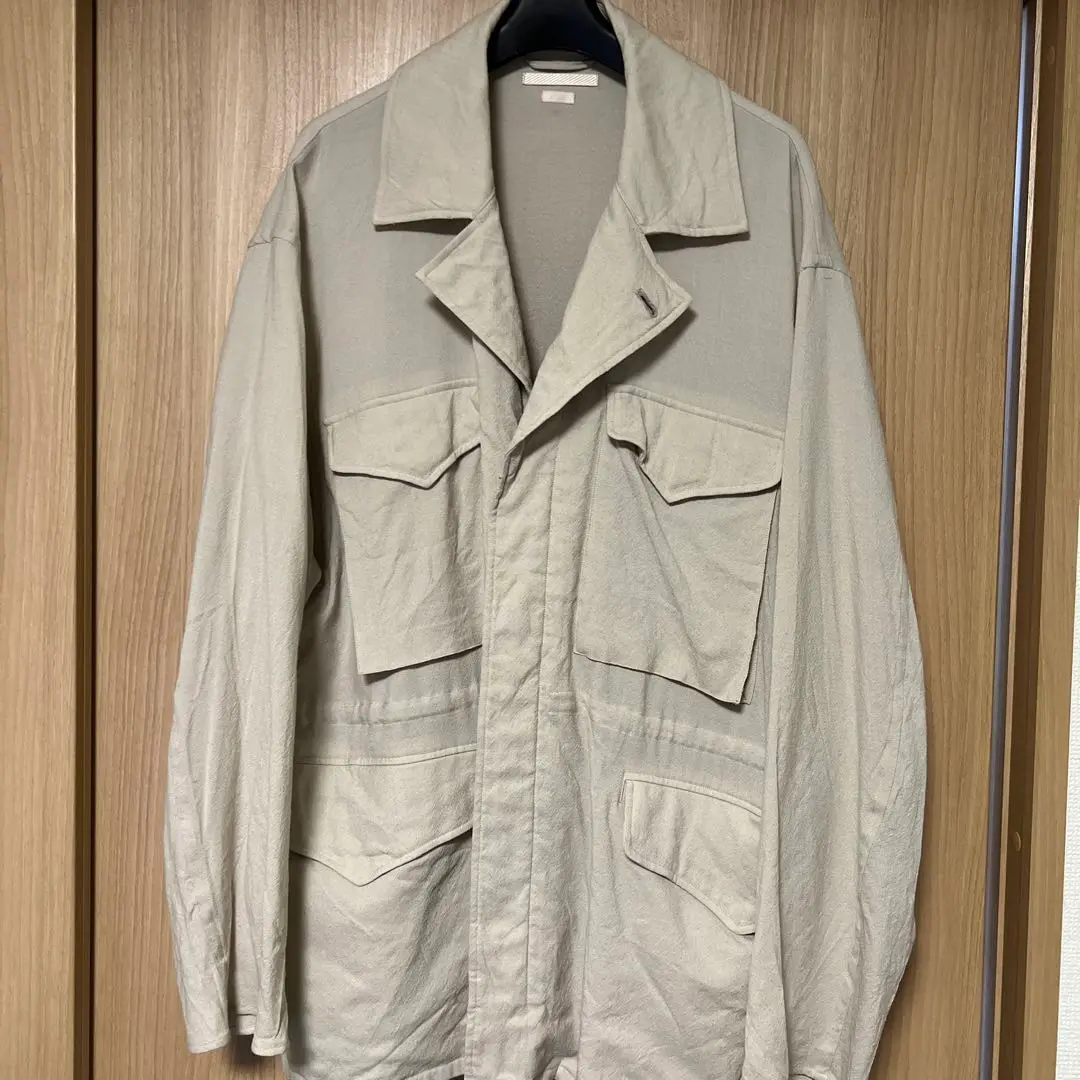 【極美品】blurhms ブラームス　オリーブ カバーオール 別注】＜blurhms＞ デニム カバーオール