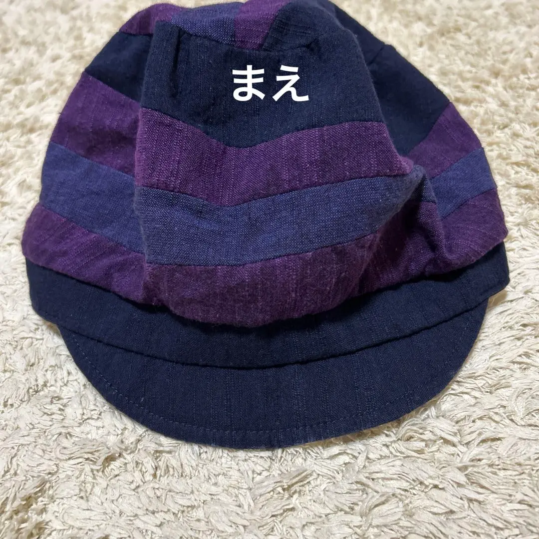 儀右衛門　ギエモン　帽子(美品) 儀右ヱ門 ギエモン ぎえもん 久留米絣 お帽子 BS-0037【2024ss