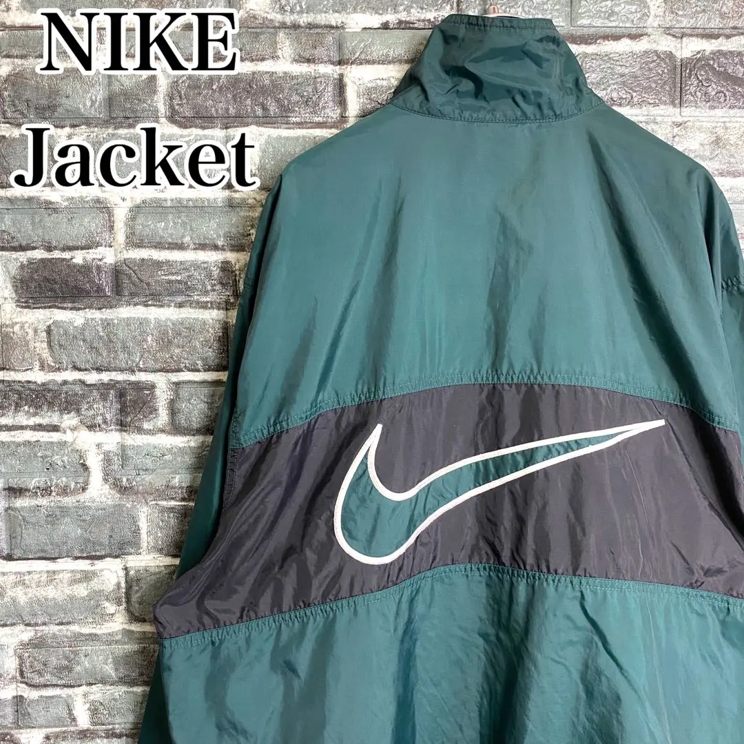 Thumbnail of 90s Nike ⭐︎ Nylon Jacket, Big Logo, Big Swoosh, White Tag