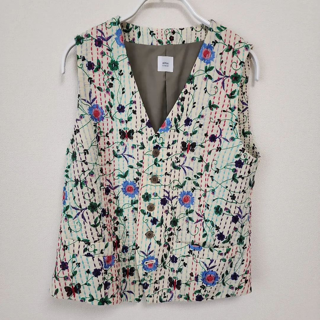 IENA LA BOUCLE 刺子 刺繍 ベスト ジレ 2025年最新】イエナラブークル ベスト・ジレの人気アイテム