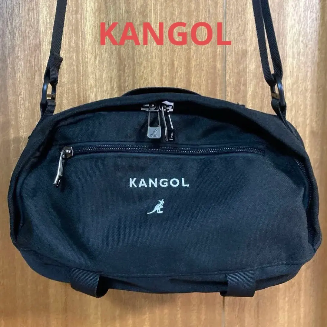 KANGOL 口袋斜背包 的縮圖