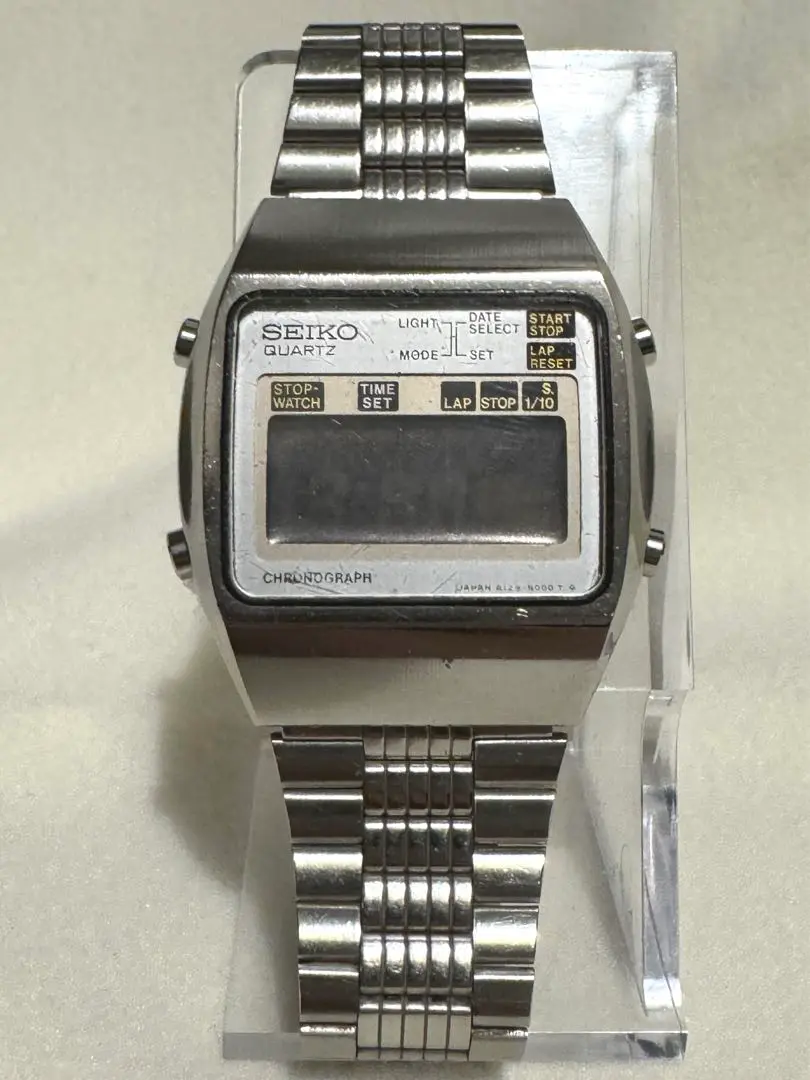 ヴィンテージSEIKO クォーツ クロノグラフ　A129-5000 メンズ腕時計 Yahoo!オークション -「a129-5000」の落札相場・落札価格