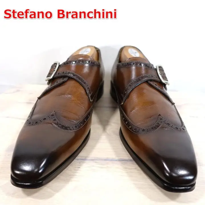 【Stefano Branchini】ドレスシューズ 革靴 27 ウィングチップ Stefano Branchini】ドレスシューズ 革靴 27 ウィングチップ