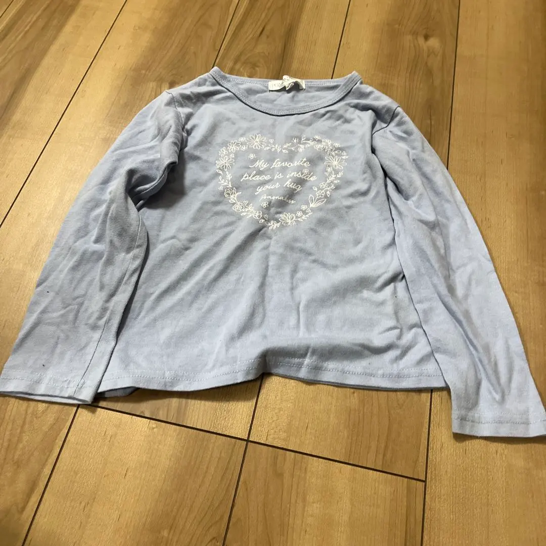 Thumbnail of POMONA KISS Long Sleeve Cut-and-Sew Top, 120cm