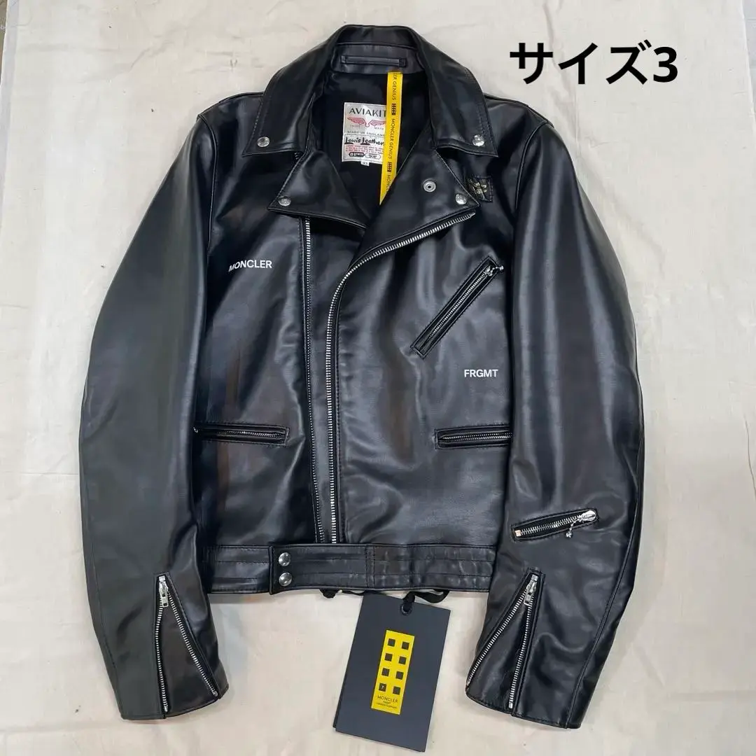 1　MONCLER PALM ANGELS レザーライダース VICSEK 1 MONCLER PALM ANGELS レザーライダース VICSEK