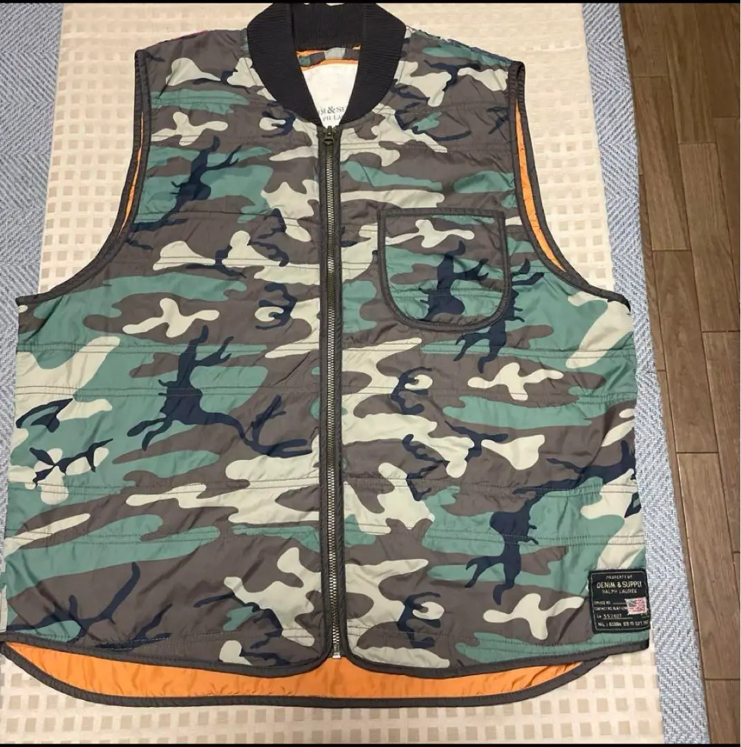 DENIM & SUPPLY RALPH LAUREN 迷彩ダウンベスト 2025年最新】denim supply 迷彩 ベストの人気アイテム - メルカリ