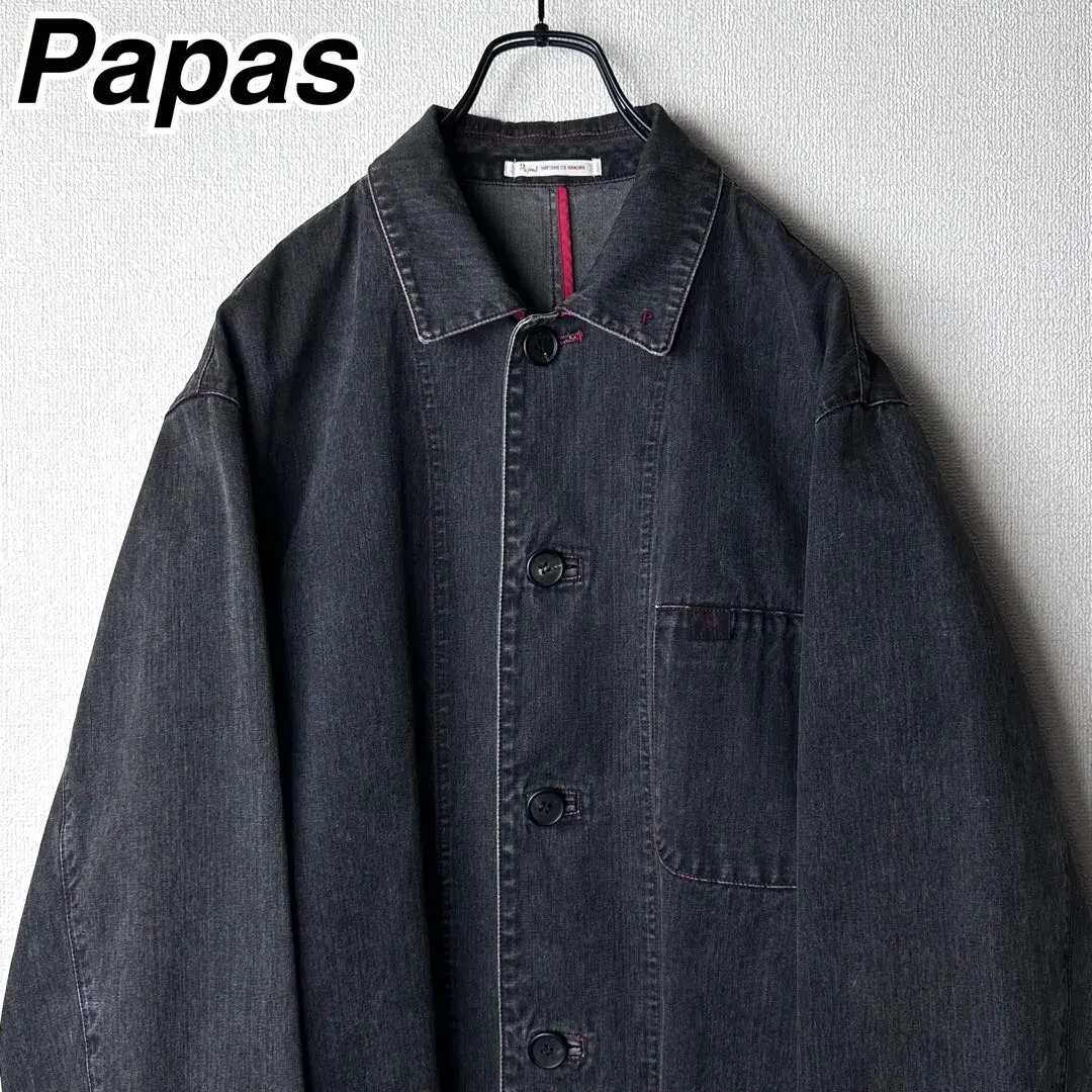 Thumbnail of Papas Black Denim Coverall