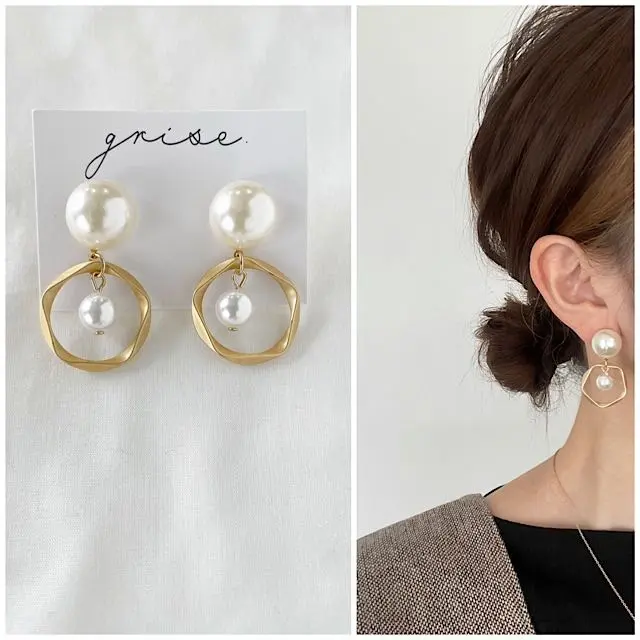 Thumbnail of 158 Pearl Matte Earrings/Piercings for Weddings and Ceremonies Handmade