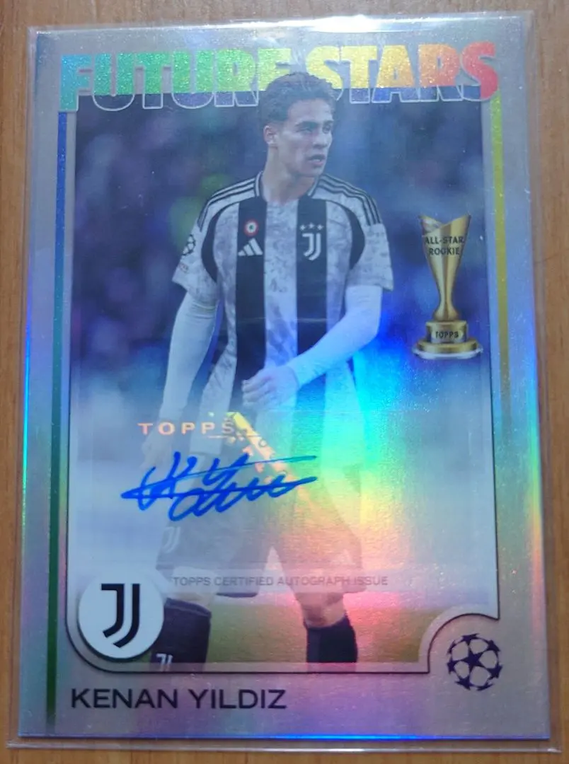 topps Chrome ユルティズ　サインカード 直筆サイン】ケナン・ユルディズ Topps Chrome UEFA Euro