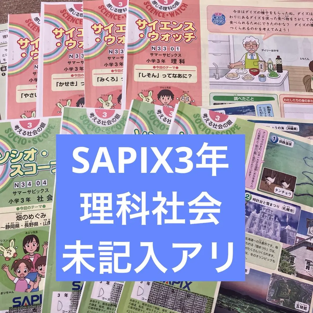 日能研4年前期＋後期　育成テスト・公開模試・季節講習テスト　フルセット 日能研4年前期＋後期 育成テスト・公開模試・季節講習テスト