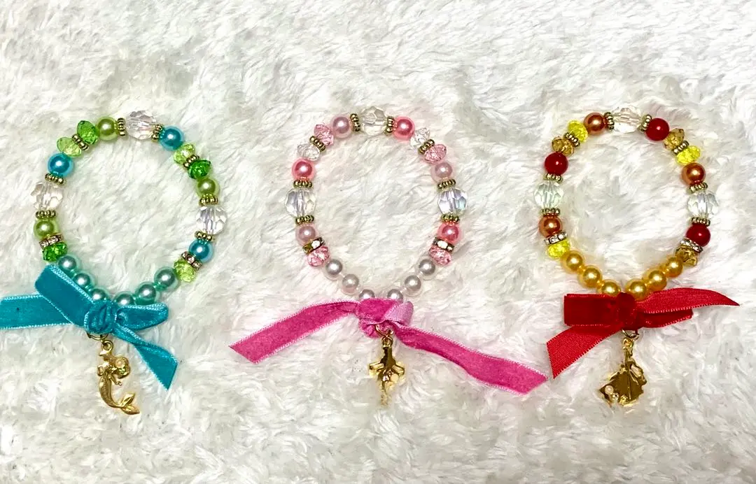 Thumbnail of Disney Princess Colorful Bead Bracelet Set of 3