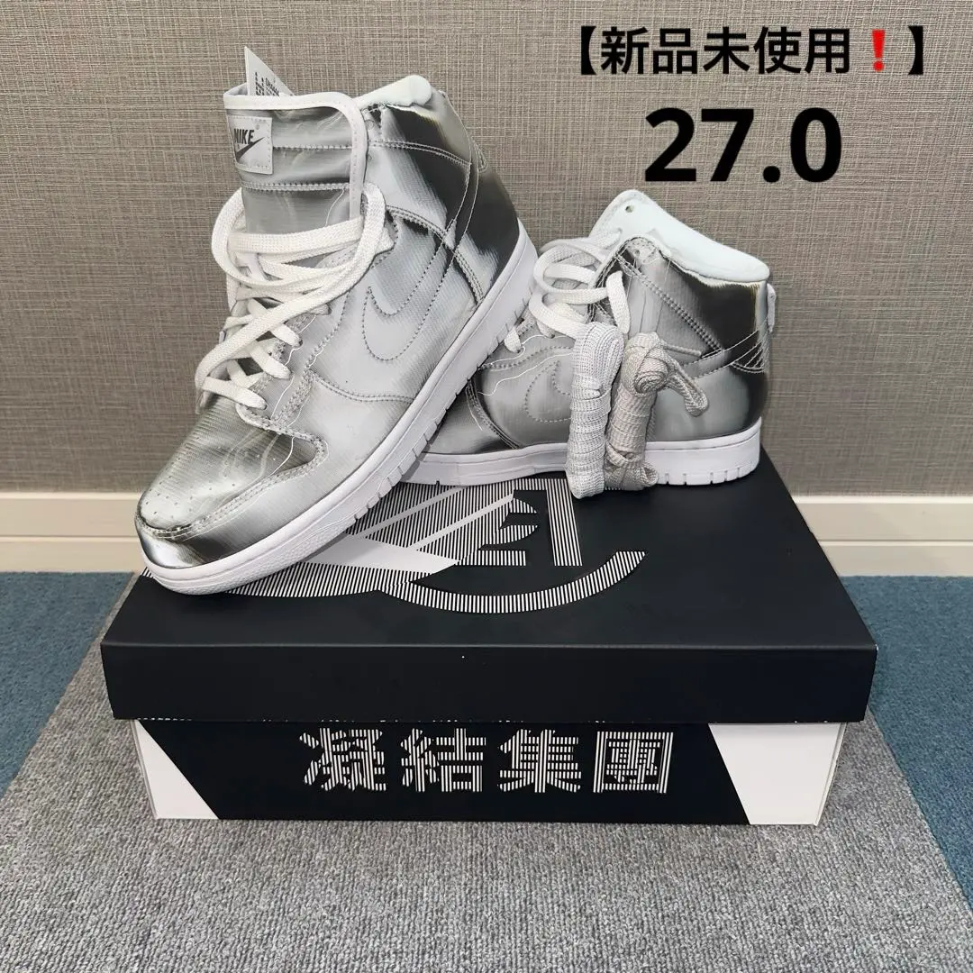 CLOT × NIKE ダンク ハイ DH4444-900 CLOT Nike Dunk High Silver Flux (Men\u0027s) | eBay UK
