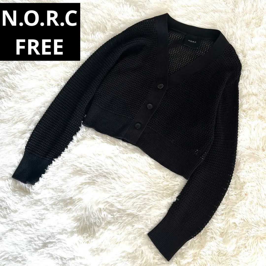 norcナイロン長袖カーディガン サイズ1 2025年最新】N.O.R.C レディース カーディガン・ボレロ