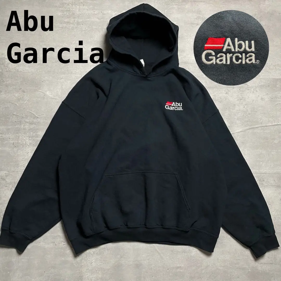 Abu Garcia ブラック パーカー Mサイズ Abu Garcia フィッシングウェア アブガルシア コールドウェザー