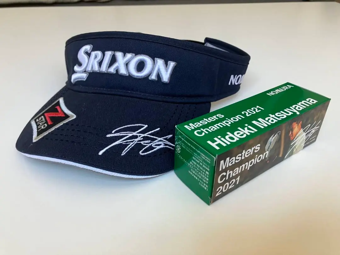 【3点セット】SRIXON 松山英樹 2021 マスターズ優勝記念 野村證券 3点セット】SRIXON 松山英樹 2021 マスターズ優勝記念 野村證券